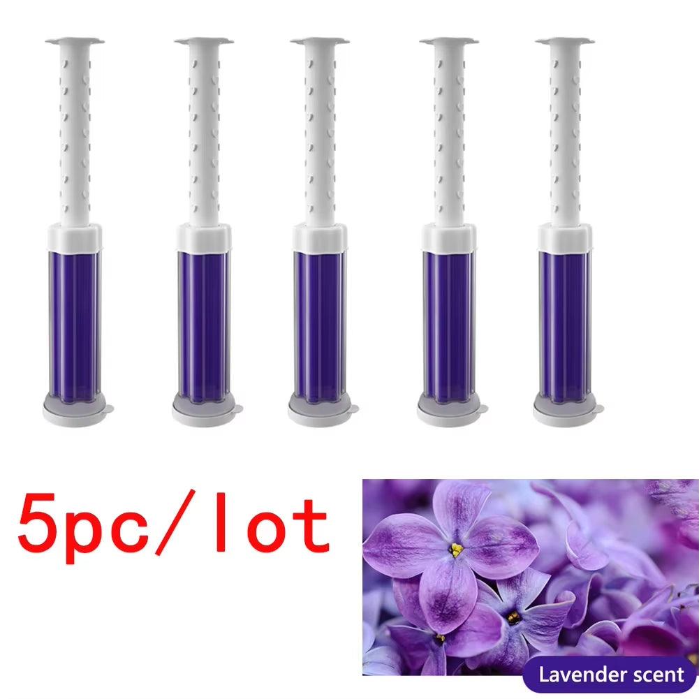 5Pc Flower Aromatic Toilet Gel Remove Odors Leave Toilet Cleaner Gel No Traces Comfortable Smell for Bathroom Fragrance Cleaning