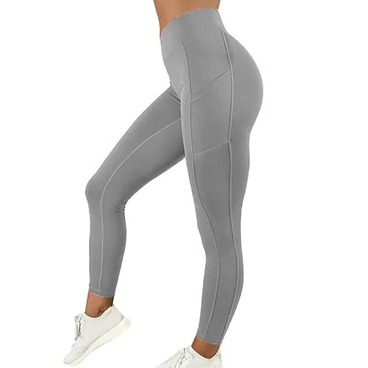 Sportswear Woman Gym Leggings Pocketed Yoga Pants Fitness Running Pants Stretchy Sportswear plus Size Sports Gym Pant for Women